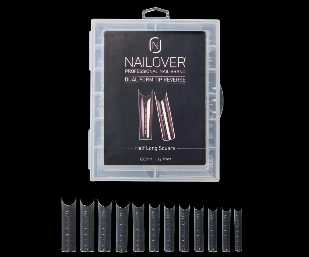 DUAL FORM REVERSE HALF LONG SQUARE TIP (8930643247447)