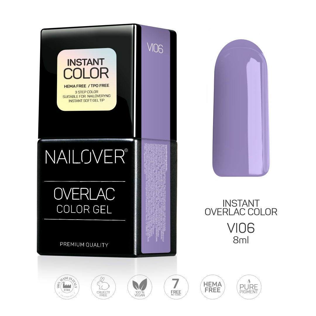 Gel Semipermanente Overlac Linea Viola - VI06 da 8ml (8390002377047)
