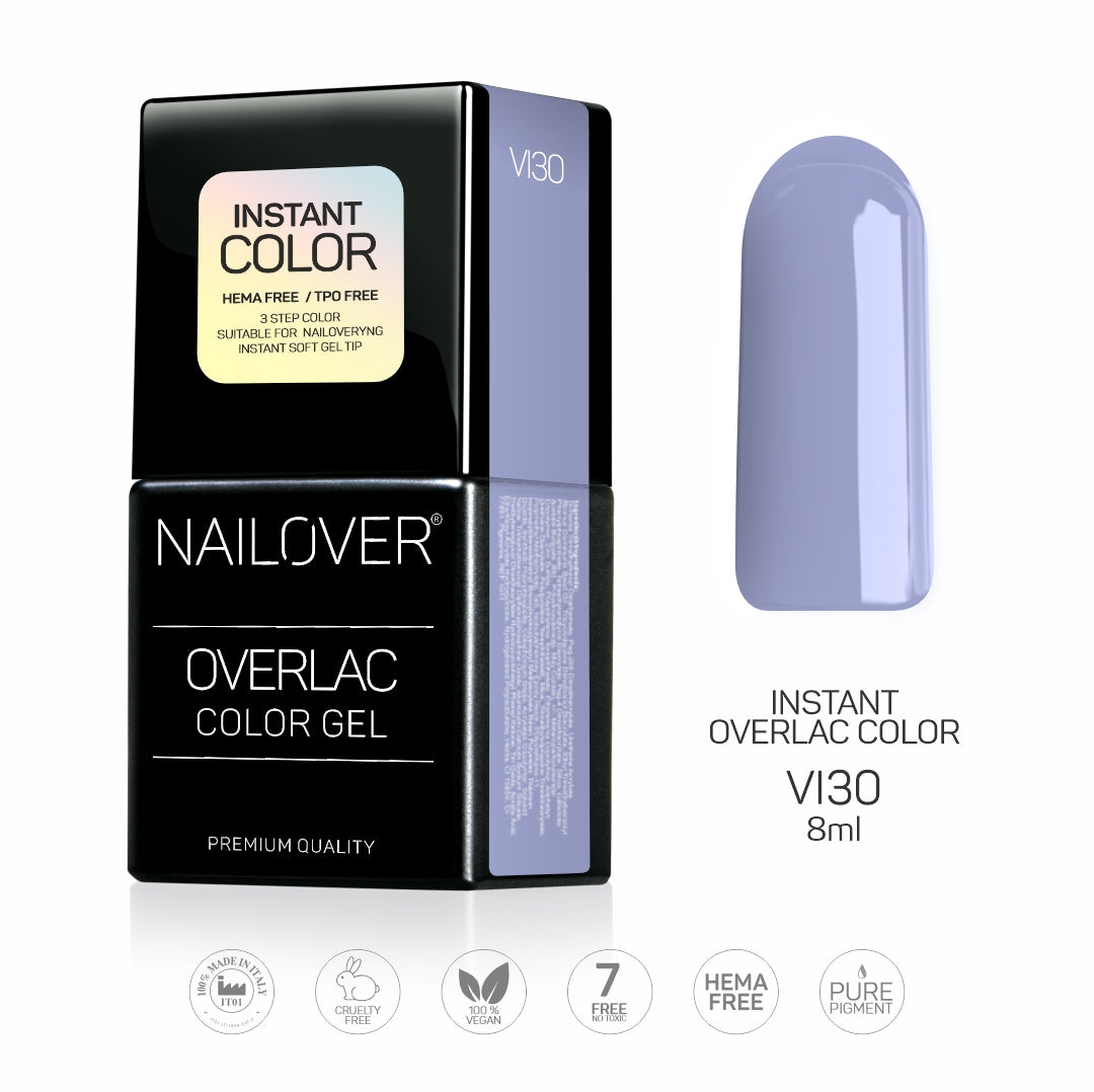 Gel Semipermanente Overlac Linea Viola - VI30 da 8ml (8389930877271)
