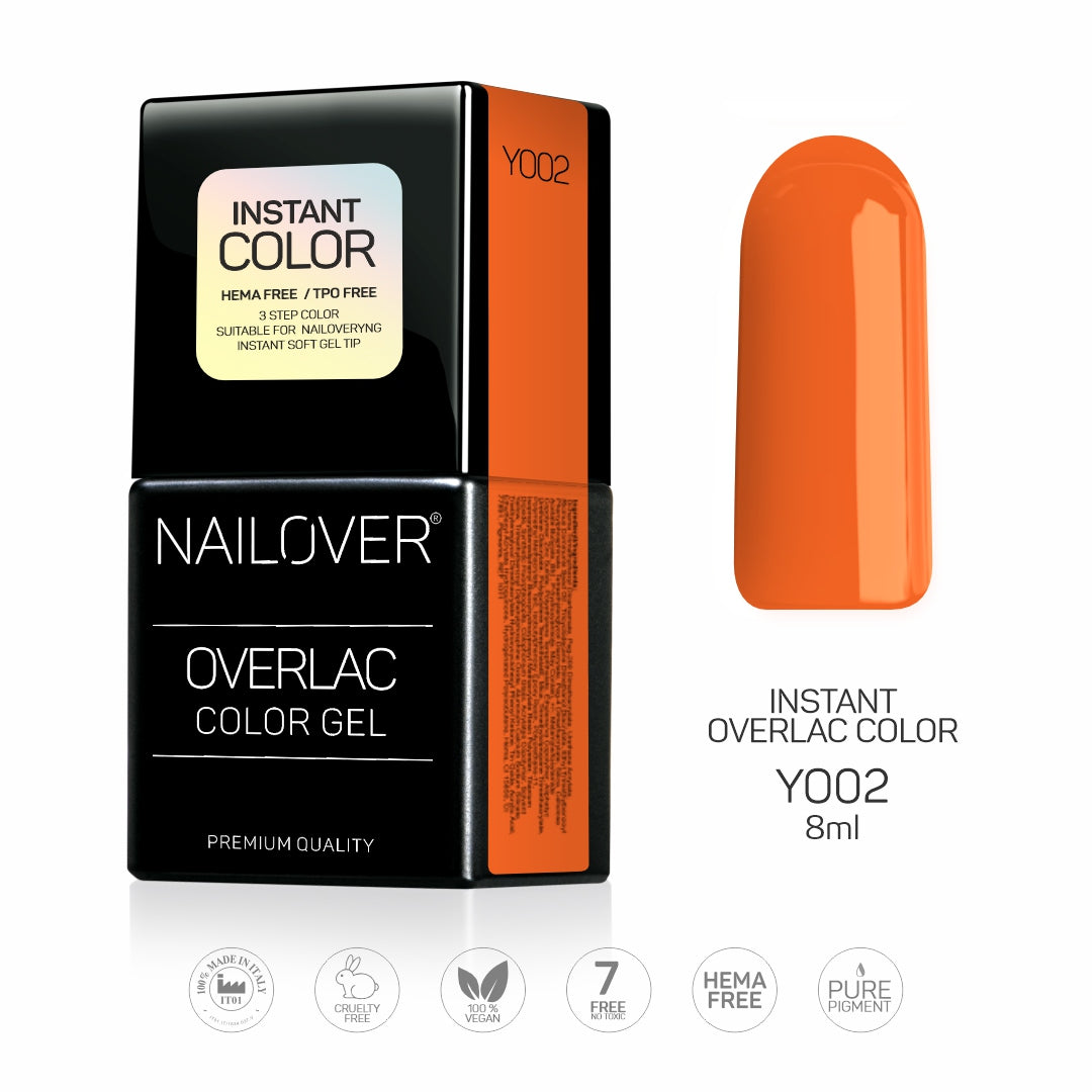 Gel Semipermanente Overlac Linea Gialla - YO02 da 8ml (8390006407511)