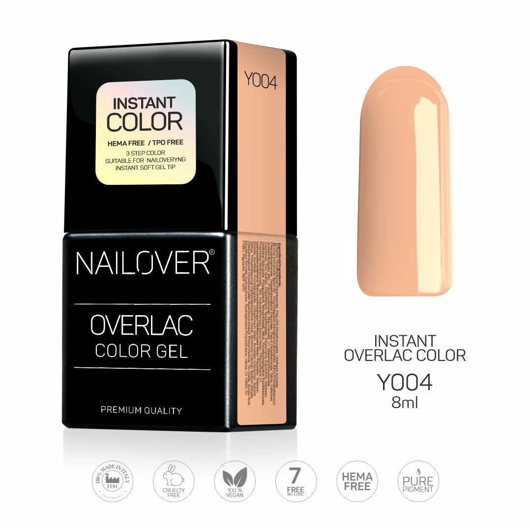 Gel Semipermanente Overlac Linea Gialla - YO04 da 8ml (8390007521623)