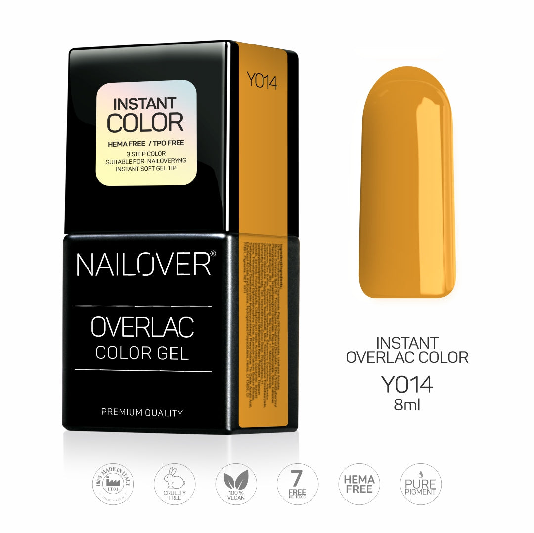 Gel Semipermanente Overlac Linea Gialla - YO14 da 8ml (8390011126103)