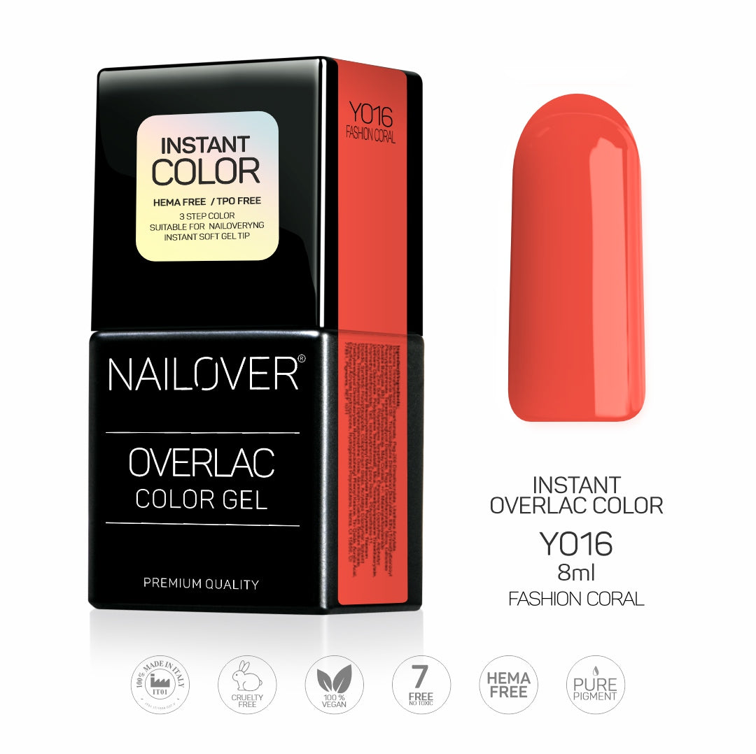 Gel Semipermanente Overlac Linea Gialla - YO16 da 8ml (8390011846999)