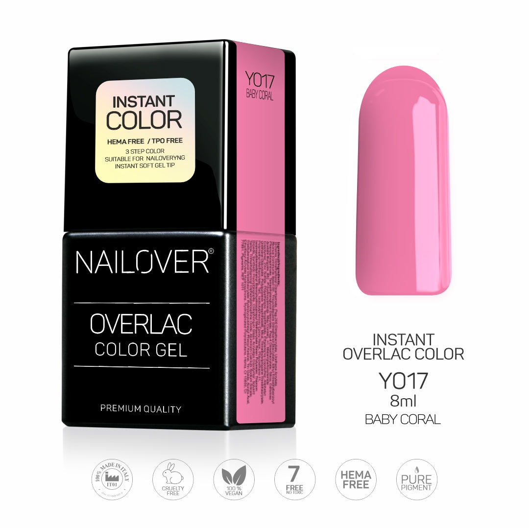 Gel Semipermanente Overlac Linea Gialla - YO17 da 8ml (8390012272983)