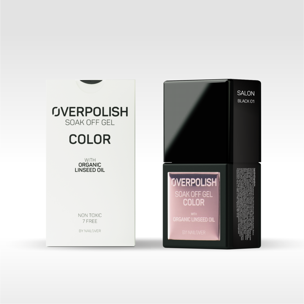Sistema Solubile Overpolish Soak Off Gel Color - Black and White Tones - Nailover (8570478854487)