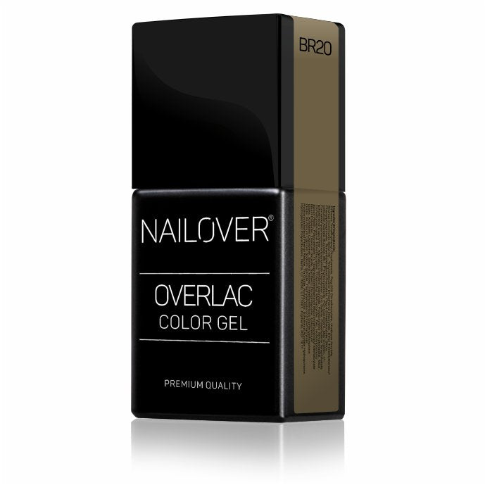 Gel Semipermanente Overlac BR - Linea Marrone 15 ml - Nailover (7290225885343)