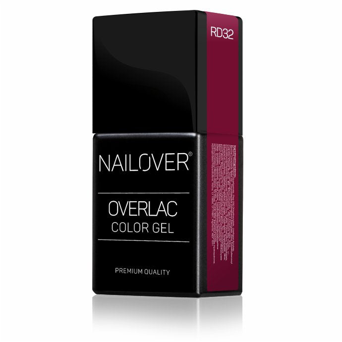 Gel Semipermanente Overlac RD - Linea Rossa 15 ml - Nailover (7290227458207)