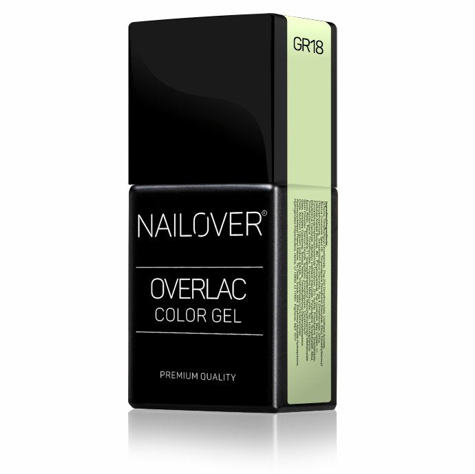 Gel Semipermanente Overlac GR - Linea Verde 15 ml - Nailover (7290224017567)