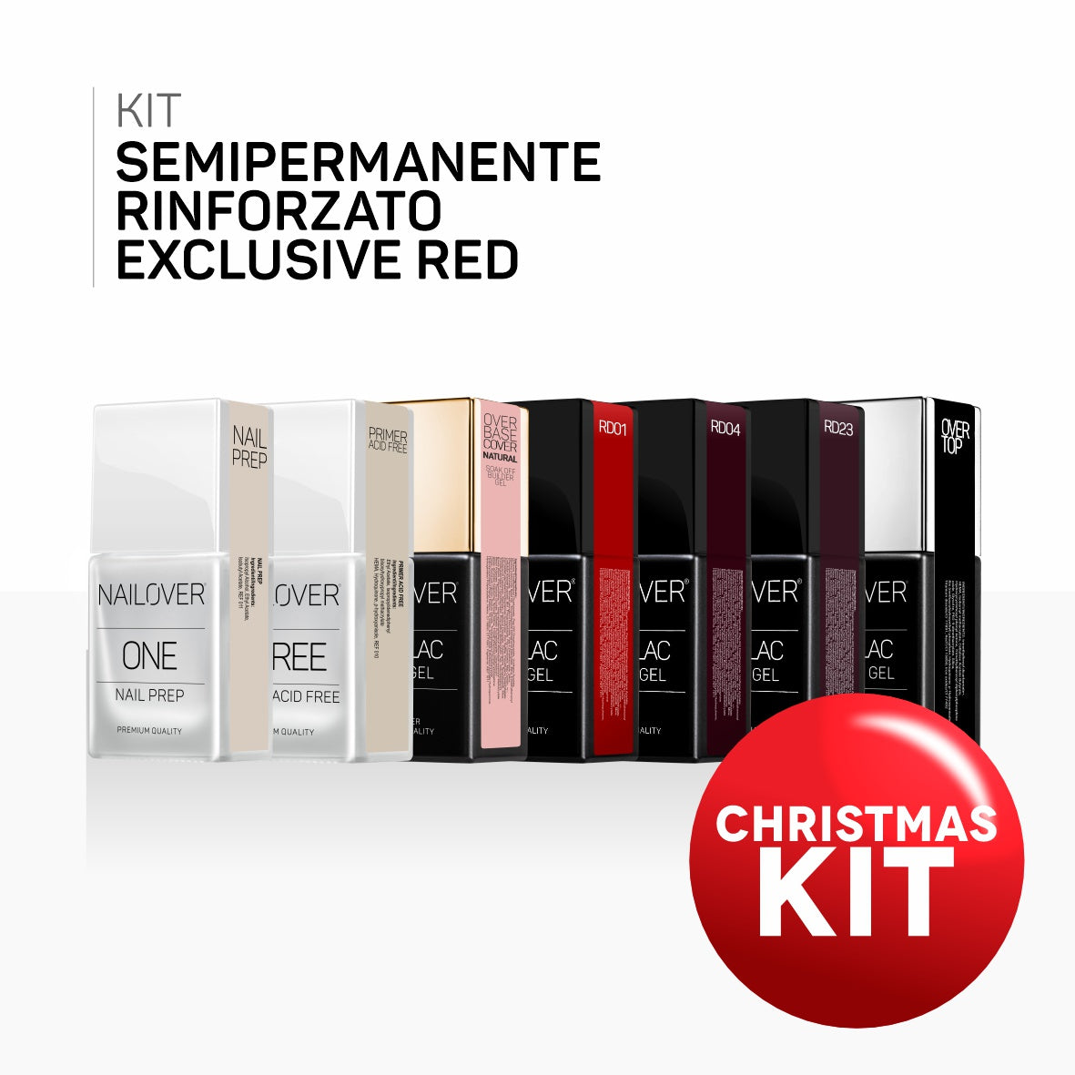 KIT SEMIPERMANENTE RINFORZATO - EXCLUSIVE RED (9743116271959)