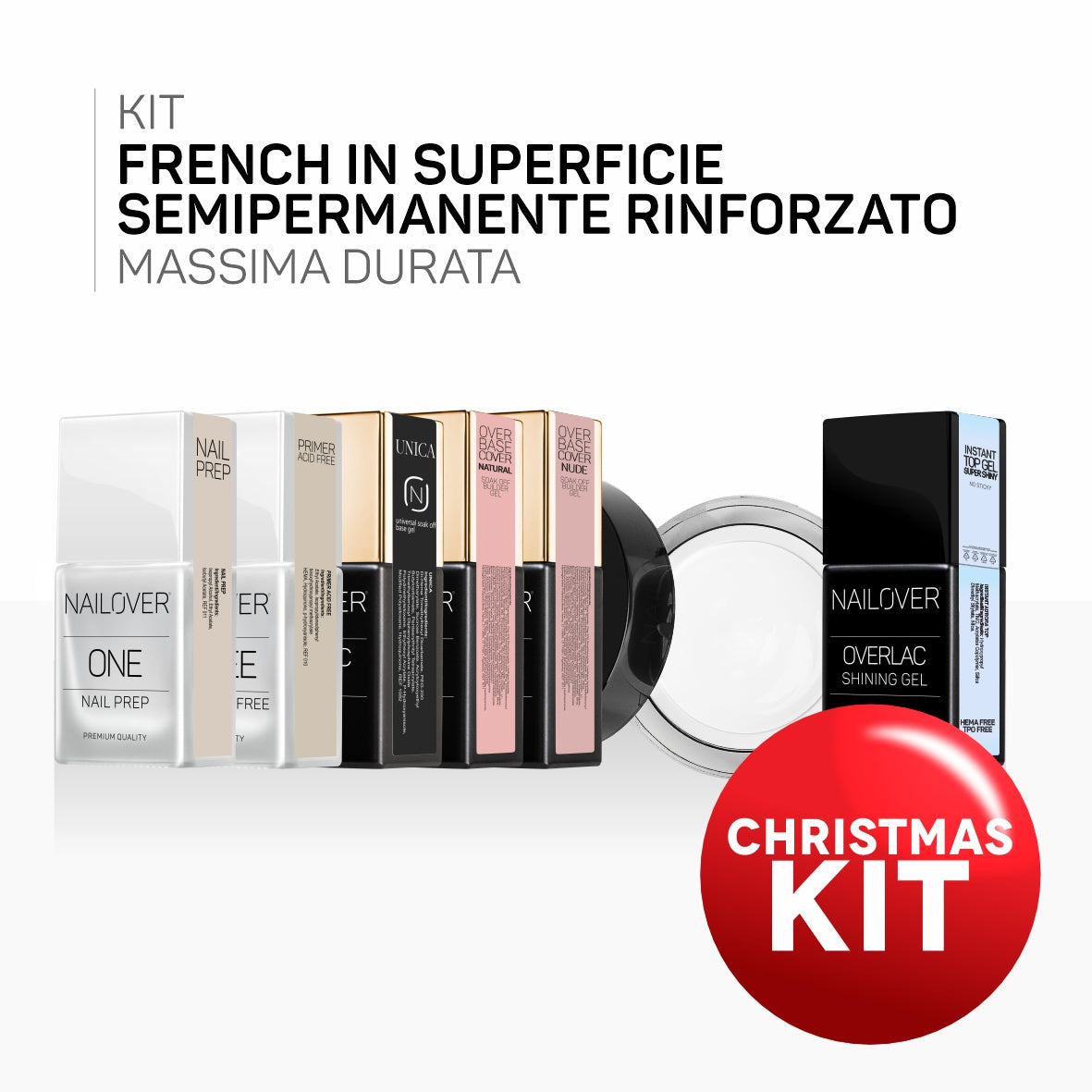 KIT FRENCH SEMIPERMANENTE RINFORZATO - MASSIMA DURATA (9743125086551)