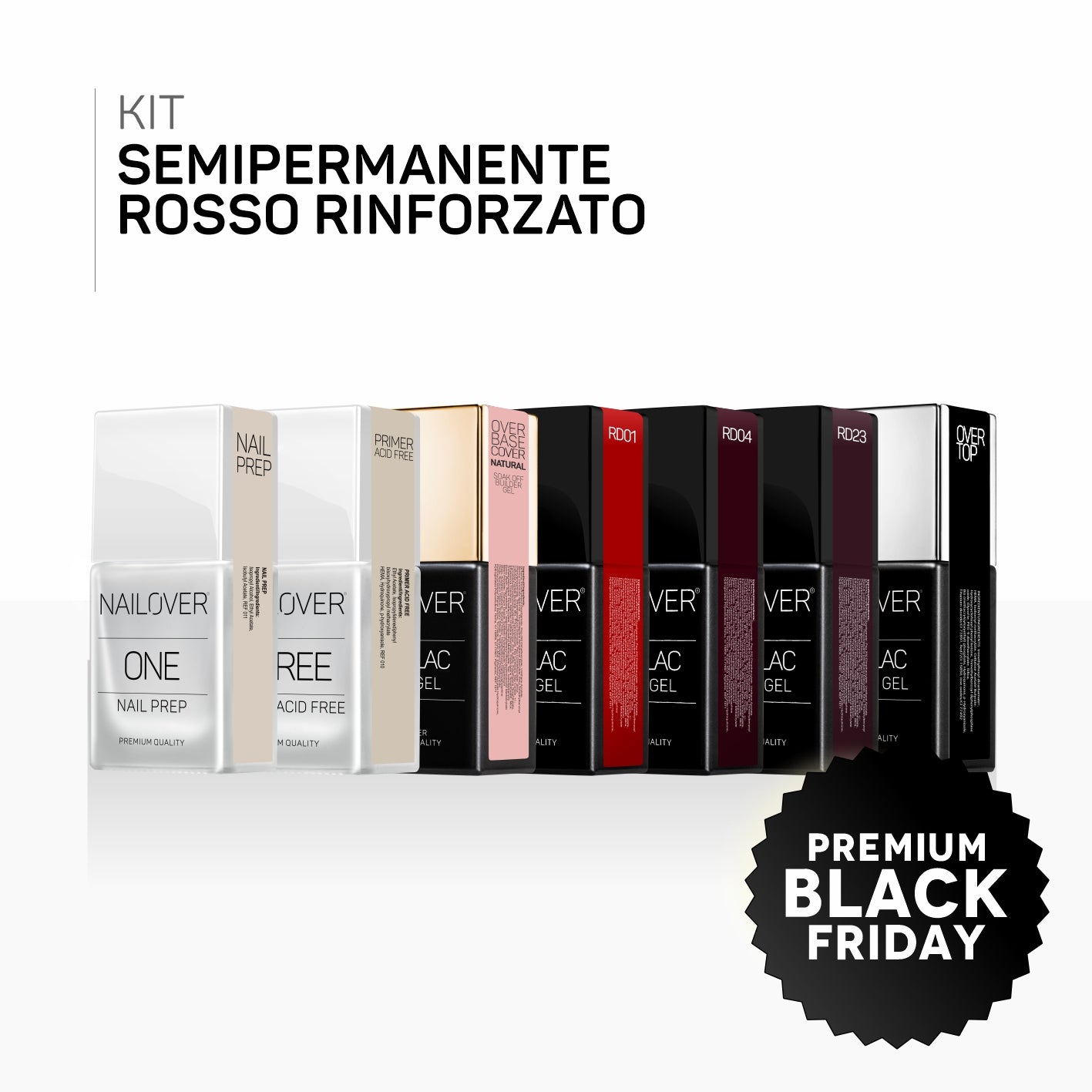 KIT SEMIPERMANENTE RINFORZATO - EXCLUSIVE RED (9743116271959)