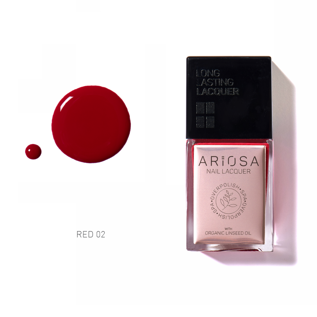 Ariosa Parfume Nail Lacquer - RED02 15ml (8572226437463)