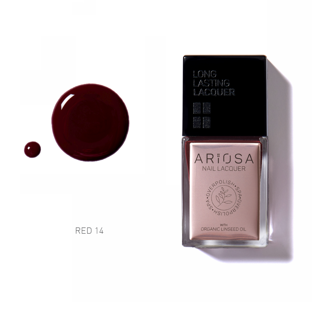 Ariosa Parfume Nail Lacquer - RED14 15ml (8572222898519)