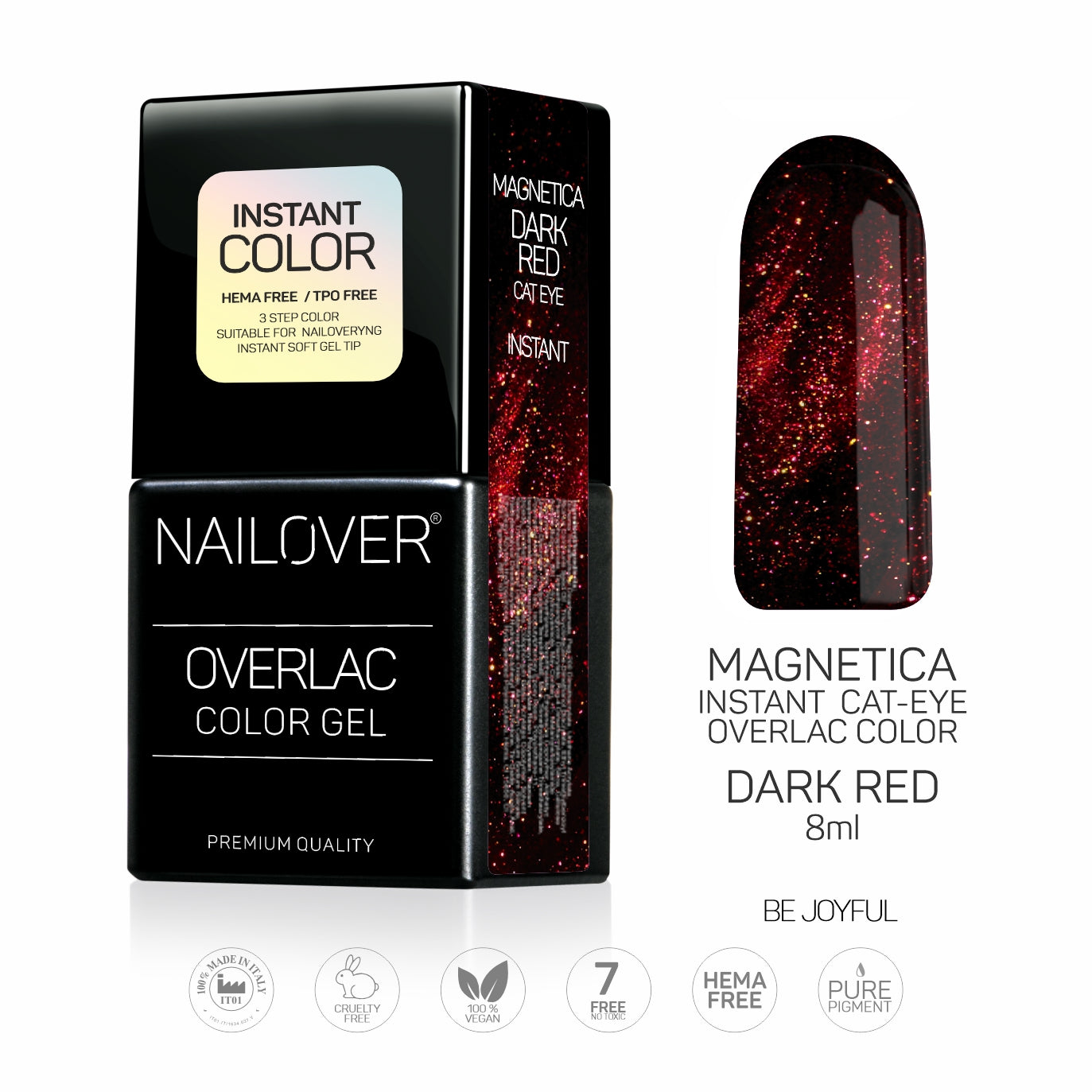 MAGNETICA CAT EYE DARK RED 8 ML (9664601063767)