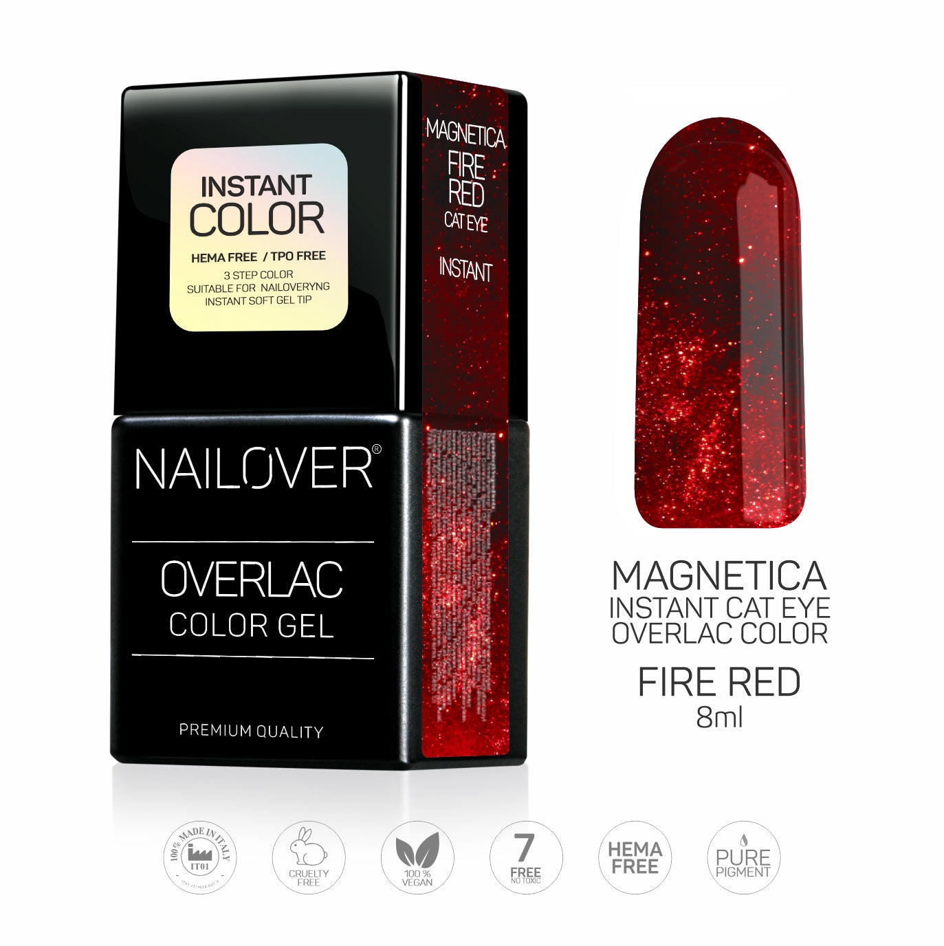 MAGNETICA CAT EYE FIRE RED 8ML (9664600113495)