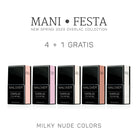 MANI°FESTA NEW OVERLAC MILKY NUDE COLOR COLLECTION 4+1 IN OMAGGIO (8339994902871)