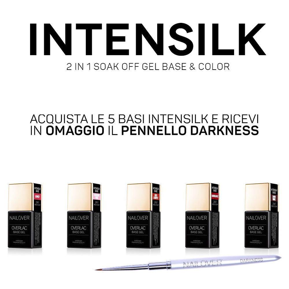 Kit Intensilk 5 Nuove Basi Intensilk + Pennello Darkness Gratis (7568234610847)