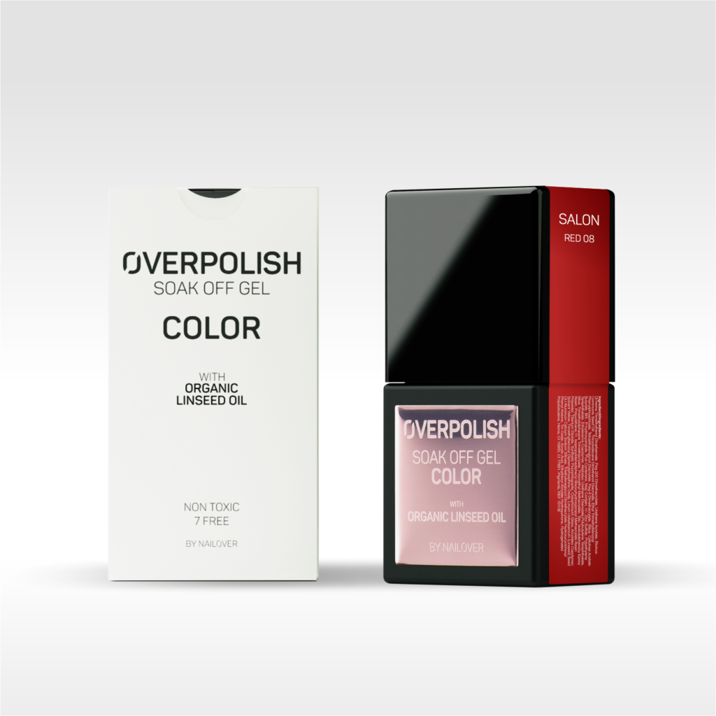 Overpolish Soak Off Gel Color - Red Tones WITH ORGANIC LINSEED OIL (8570482327895)