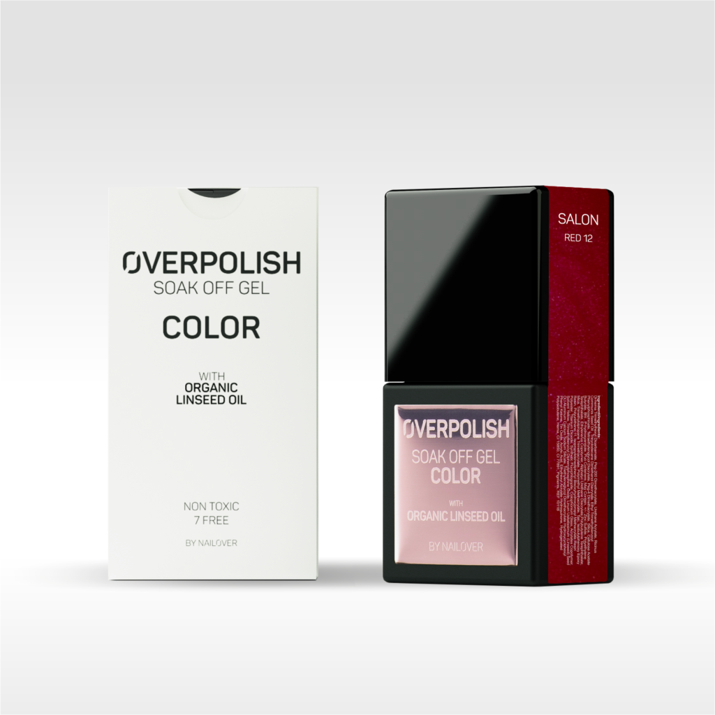 Overpolish Soak Off Gel Color - Red Tones WITH ORGANIC LINSEED OIL (8570482327895)