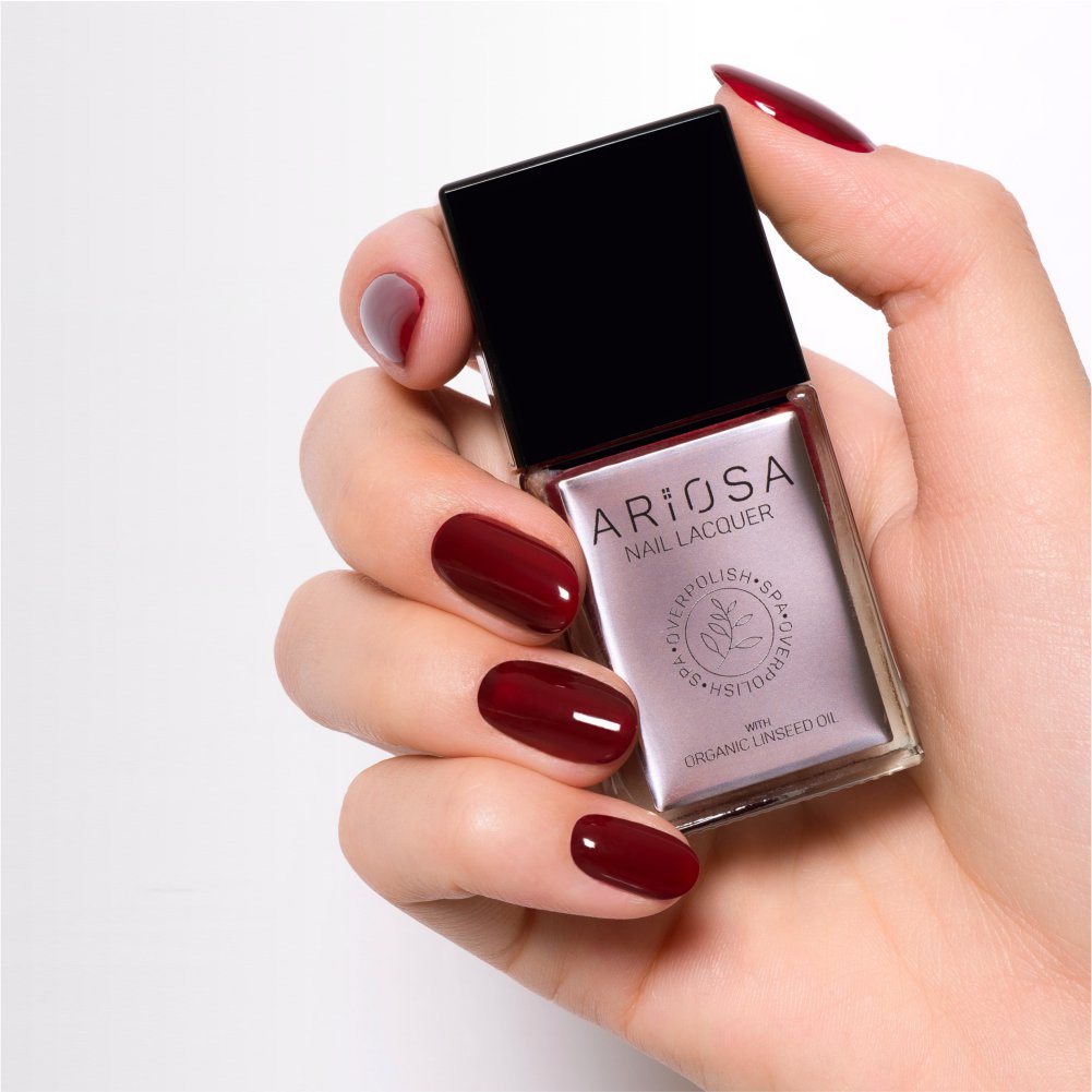Ariosa Parfume Nail Lacquer - RED12 15ml (8572223324503)