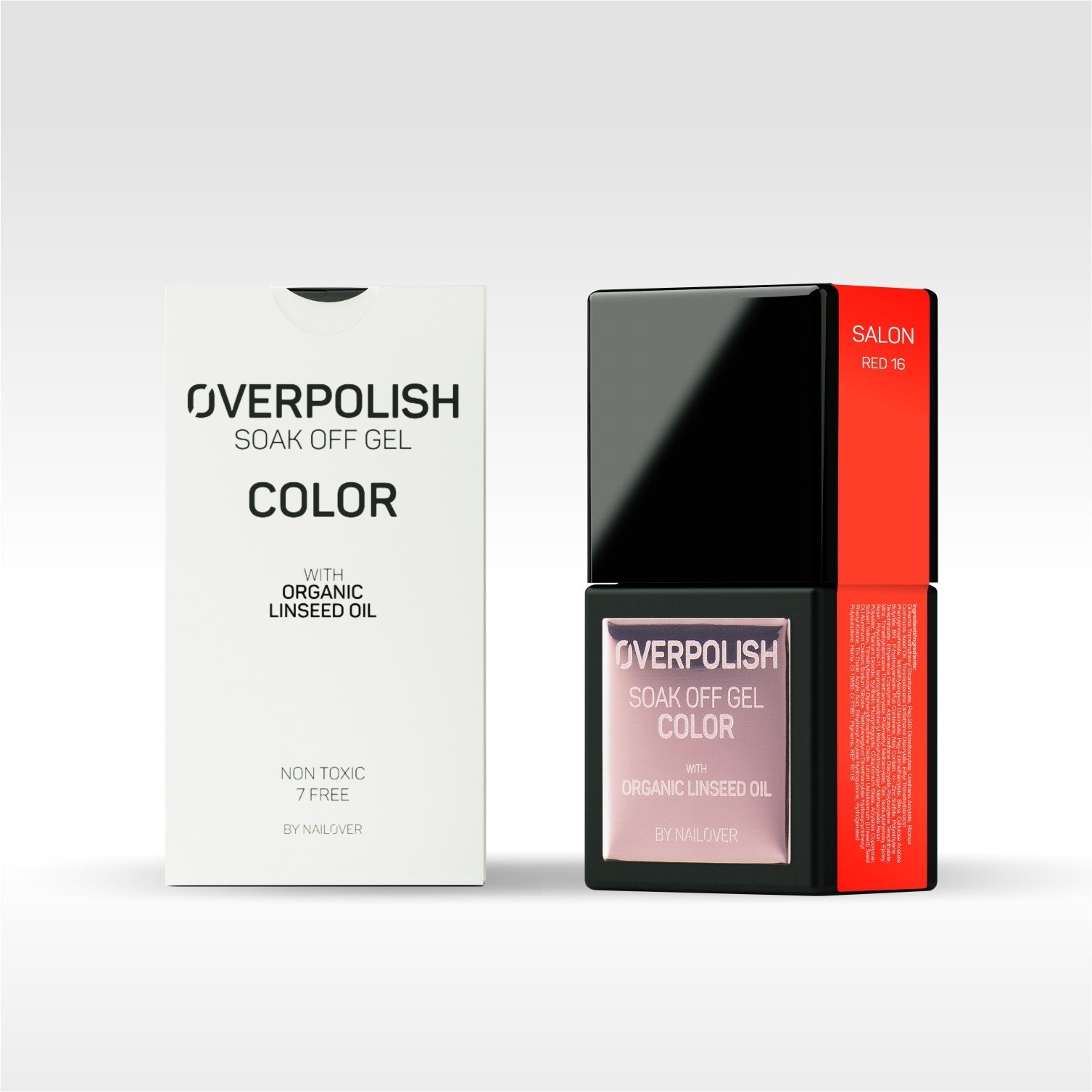 Sistema Solubile Overpolish Soak Off Gel Color - Red Tones - Nailover (8570482327895)