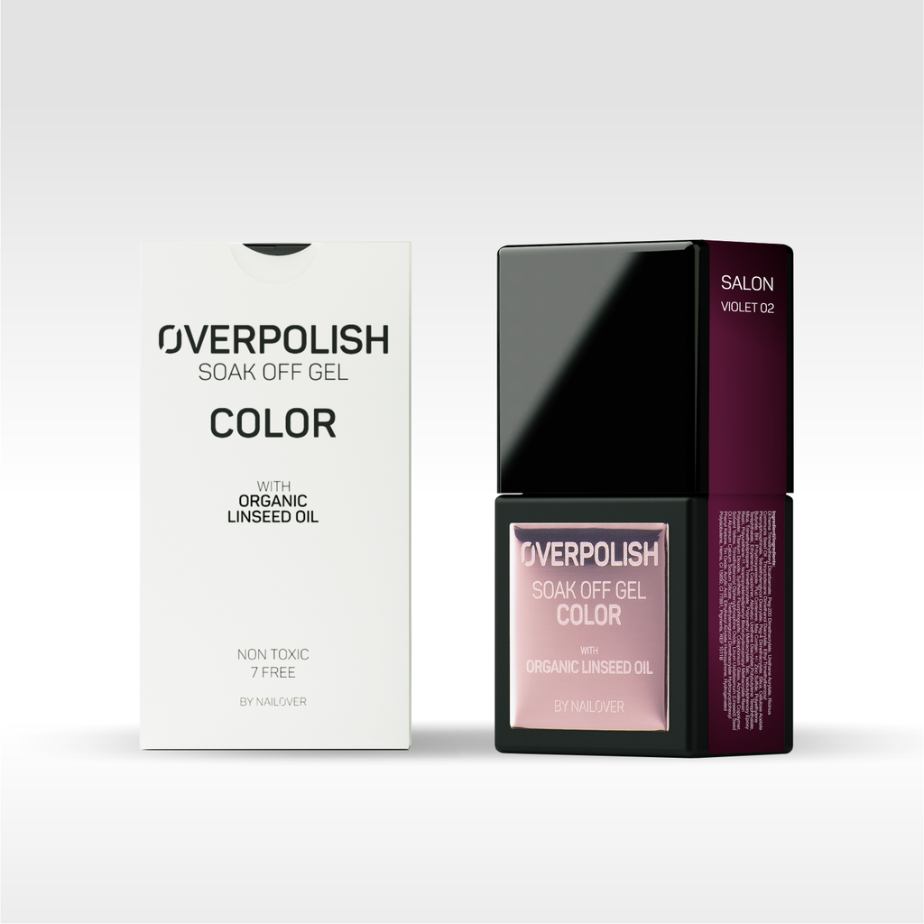 Overpolish Soak Off Gel Color - Violet Tones WITH ORGANIC LINSEED OIL (8570481049943)